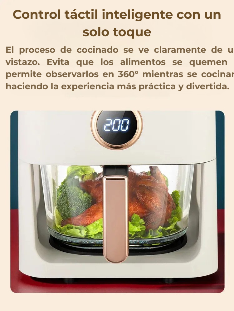 Naain AirCook - Freidora de aire inteligente 5L